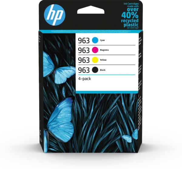 HP 963 4-pack Originele Inktcartridges Zwart/cyaan/magenta/geel (0195122352226)