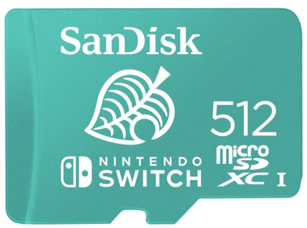 Sandisk Microsdxc Voor Nintendo Switch - 512 Gb (0619659184650)