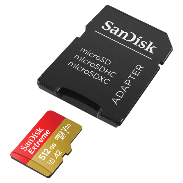 Sandisk Microsdxc Extreme 512gb + Rescue Pro Dl (0619659189648)