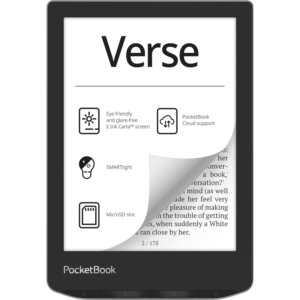 Pocketbook Verse Grijs - 6 Inch 8 Gb (ongeveer 6.000 E-books) (7640152097041)