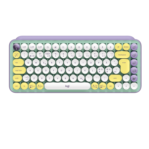 Logitech Pop Keys Draadloos Toetsenbord Mint (5099206101593)