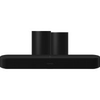 Koop Sonos Beam Gen2 Zwart + 2x Era 100 Zwart - 6095613024042