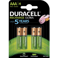 Koop Duracell Recharge Ultra AAA-batterijen 4 stuks - 5000394203822